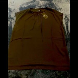 Alfani black short sleeve top